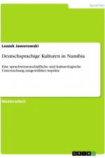 Deutschsprachige Kulturen in Namibia af Leszek Jaworowski