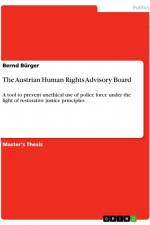 The Austrian Human Rights Advisory Board af Bernd Bürger