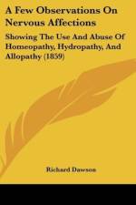 A Few Observations On Nervous Affections af Richard Dawson