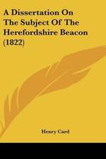 A Dissertation On The Subject Of The Herefordshire Beacon (1822) af Henry Card