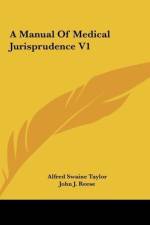A Manual Of Medical Jurisprudence V1 af Alfred Swaine Taylor