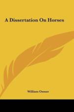 A Dissertation On Horses af William Osmer