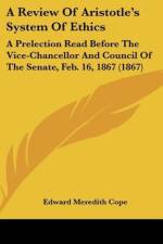 A Review Of Aristotle's System Of Ethics af Edward Meredith Cope