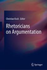 Rhetoricians on Argumentation af Christian Kock