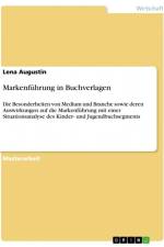 Markenführung in Buchverlagen af Lena Augustin