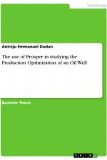 The use of Prosper in studying the Production Optimization of an Oil Well af Anireju Emmanuel Dudun