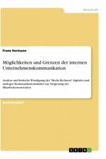 Möglichkeiten und Grenzen der internen Unternehmenskommunikation af Franz Hermann