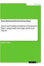 Linear and Nonlinear Analysis of Laminated Plates using Small and Large Deflection Theory af Osama Mohammed Elmardi Suleiman Khayal