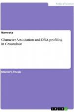 Character Association and DNA profiling in Groundnut af Namrata