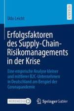 Erfolgsfaktoren des Supply-Chain-Risikomanagements in der Krise af Udo Leicht