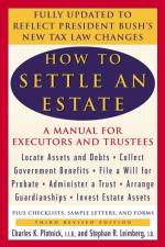 How to Settle an Estate af Charles K Plotnick
