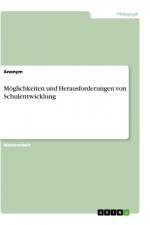 Möglichkeiten und Herausforderungen von Schulentwicklung mit besonderer Berücksichtigung von Klassenraumgestaltung und Bewegung. Eine Studie aus der Perspektive von Lehrkräften af Anonym