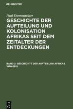 Geschichte der Aufteilung Afrikas 1870¿1919 af Paul Darmstaedter