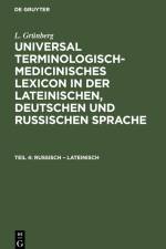 Russisch ¿ Lateinisch af L. Grünberg