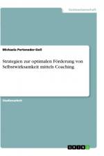 Strategien zur optimalen Förderung von Selbstwirksamkeit mittels Coaching af Michaela Perteneder-Goll
