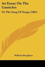 An Essay On The Canticles af William Houghton