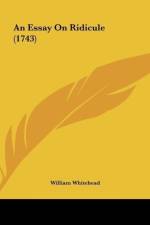 An Essay On Ridicule (1743) af William Whitehead