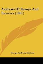 Analysis Of Essays And Reviews (1861) af George Anthony Denison