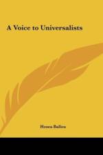 A Voice to Universalists af Hosea Ballou
