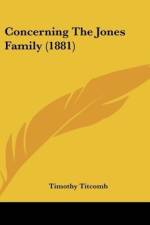 Concerning The Jones Family (1881)