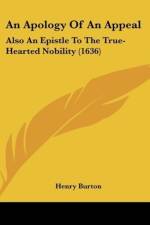 An Apology Of An Appeal af Henry Burton