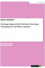 Hydrogeological Field Methods. Discharge, Pumping Test and Water Analysis af Rainer Stickdorn