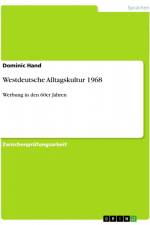 Westdeutsche Alltagskultur 1968 af Dominic Hand
