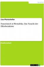 Französisch in Westafrika. Das Nouchi der Elfenbeinküste af Lisa Pfurtscheller
