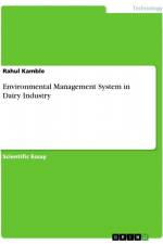Environmental Management System in Dairy Industry af Rahul Kamble