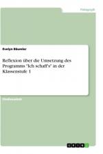 Reflexion über die Umsetzung des Programms 