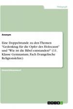 Eine Doppelstunde zu den Themen 