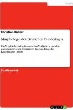 Morphologie des Deutschen Bundestages af Christian Richter