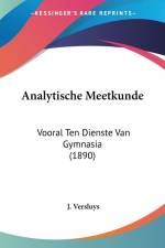 Analytische Meetkunde af J. Versluys