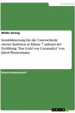 Sensibilisierung für die Unterschiede zweier Kulturen in Klasse 7 anhand der Erzählung 