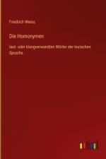Die Homonymen af Friedrich Weiss