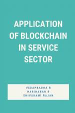 Application of Blockchain in Service Sector af Vedapradha R