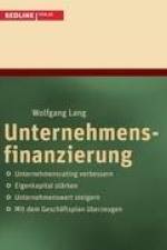 Unternehmensfinanzierung af Wolfgang Lang