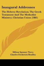 Inaugural Addresses af Milton Spenser Terry