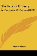 The Service Of Song af Thomas Binney