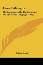 Hora Philologica af William Sewell