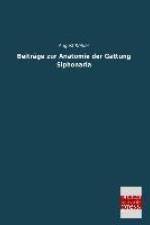 Beiträge zur Anatomie der Gattung Siphonaria af August Kohler