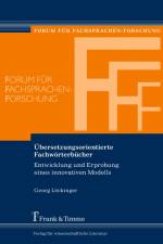 Übersetzungsorientierte Fachwörterbücher af Georg Löckinger