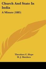 Church And State In India af Theodore C. Hope