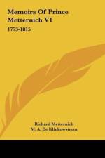 Memoirs Of Prince Metternich V1 af Richard Metternich
