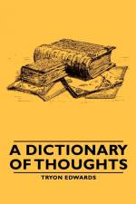 A Dictionary Of Thoughts af Tryon Edwards