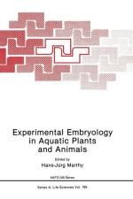 Experimental Embryology in Aquatic Plants and Animals af Marthy