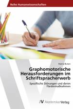Graphomotorische Herausforderungen im Schriftspracherwerb af Hanna Burian