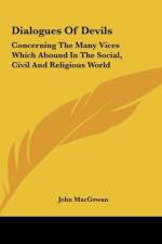 Dialogues Of Devils af John Macgowan