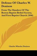 Defense Of Charles W. Denison af Charles Wheeler Denison
