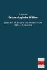 Entomologische Blätter af H. Bickhardt